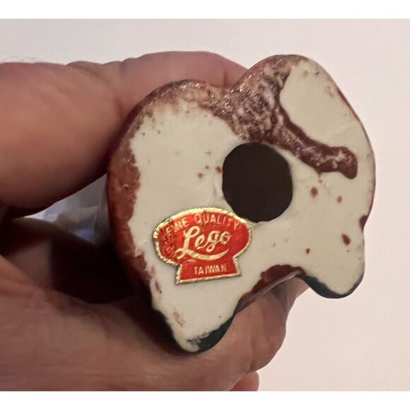 Vintage "Fine Quality Lego" Porcelain Newsboy w/ Puppy 4.5" Hand-Painted Lefton - Picture 5 of 6